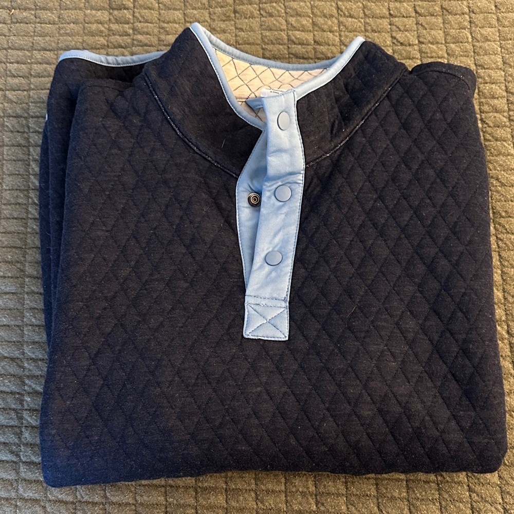 Marine Layer Quilted Pullover